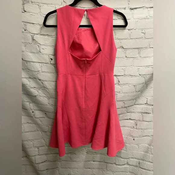 5/$20 LOFT Barbie Pink Spring Picnic Dress with Back Cut Out Women’s Size 0 - Picture 5 of 8